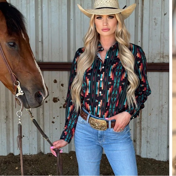 Sterling Kreek Tops - Indian Outlaw Small New